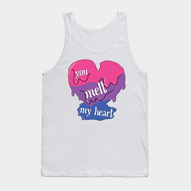 You melt my heart (bisexual) Tank Top by Becky-Marie